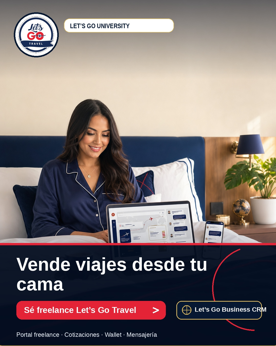 Trabaja desde tu cama